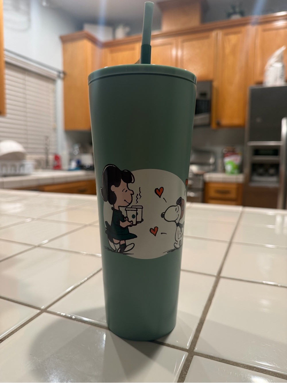 Brand new Starbucks x Peanuts limited edition cold cup tumbler